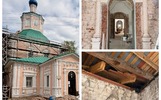 В вологодской церкви обнаружили старинный кирпичный декор