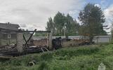 В Ярославской области сгорел частный дом