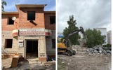 В Ярославле снесли заброшенный магазин