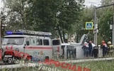 В Ярославле утром перевернулась легковушка