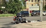В Ярославле в ДТП с иномаркой пострадал мотоциклист