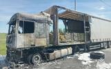 Под Ярославлем сгорел грузовой тягач