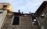 В Ярославле горел заброшенный дом на Московском проспекте