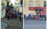 В Ярославской области грузовик после ДТП врезался в дом