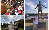 Защитник «Локомотива» привез Кубок Харламова к фигуристу-чемпиону