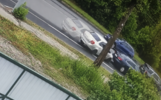 Появилось видео серьёзного ДТП в Брагино