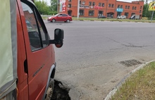 В Ярославле на Тутаевском шоссе провалилась «Газель»
