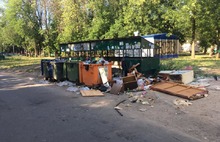 В Ярославле жители Пятерки сообщают о мусорном коллапсе на контейнерных площадках