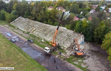 В Ярославле начали сносить стадион «Красный Перекоп»