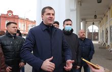 Владимир Волков открыл обновленный сквер у Гостиного двора в Ярославле