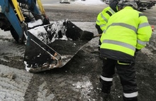 В Ярославле начался зимний ямочный ремонт