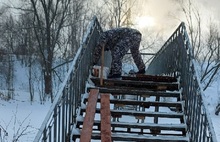 В Переславле приостановили скандальный ремонт пешеходного моста