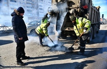 В Ярославле завершают заделку ям на Машиностроителей