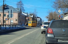 В Рыбинске рейсовый автобус пострадал в ходе полицейской погони