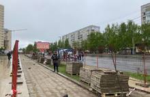 В Ярославле из-за ремонта трубы раскапывают сквер на проспекте Машиностроителей
