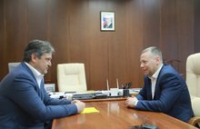 Врио губернатора встретился с главным тренером ярославского «Шинника»