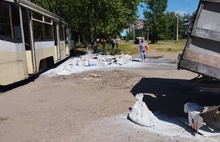 В Ярославле «Газель» с посылками столкнулась с трамваем