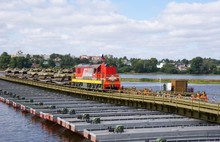В Ярославской области прошел испытание уникальный железнодорожный мост