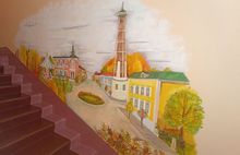 В Рыбинске на стенах детского сада появились виды города