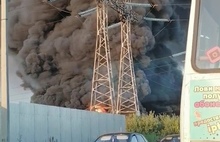 В Угличе горит завод полимеров
