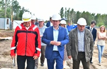 Глава Ярославля проверил ход строительства детсада в Брагино