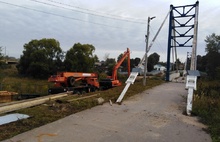 В Ярославской области начали восстанавливать рухнувший мост