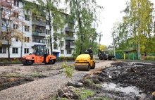 В Дзержинском районе Ярославля завершается благоустройство дворов