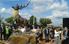 В Ростове Ярославской области появилась скульптура оленя
