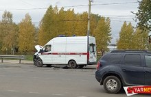 В Ярославле в аварию попал автомобиль «Скорой помощи»