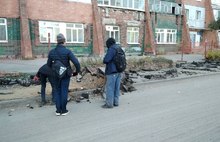 В Ярославле при ремонте дороги к поликлинике сняли недавно уложенный асфальт