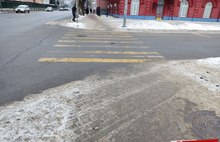 Власти Ярославля признали неудачным эксперимент со светящейся плиткой на пешеходных переходах