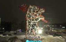 В Ярославле заработает подсветка ЛЭП-медведя