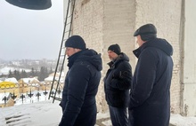 Глава Рыбинска осмотрел пробку в центре города с колокольни