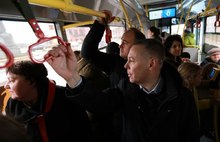 Губернатор и мэр Ярославля прокатились в новом желтом автобусе
