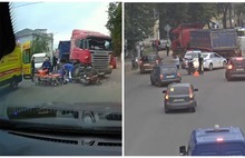 В Ярославле после ДТП с фурой погиб мотоциклист