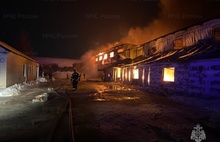 В Гаврилов-Яме пожар на заводе «Сады Аурики» тушили 9 часов