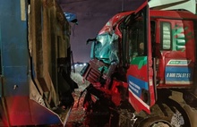 На окружной в Ярославле столкнулись два грузовика