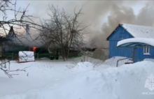 Мужчина пострадал при пожаре в доме под Ярославлем
