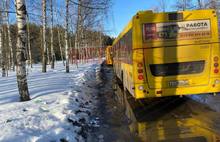 В Ярославле конечную остановку желтых автобусов превратили в помойку