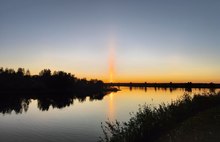 Ярославцы запечатлели закатное гало