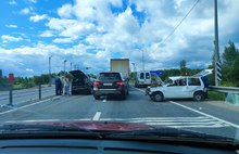 В Ярославской области на трассе М8 из-за ДТП образовалась пробка