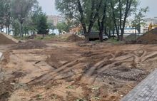 «Мешают трактору»: в ярославском парке подрядчик вырубает липы