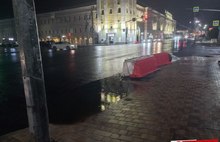 На улице Свободы в Ярославле появились бассейны для пешеходов