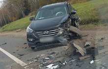 Под Переславлем на трассе столкнулись две иномарки
