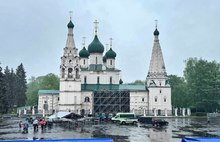 На главной площади Ярославля ставят трибуны ради хоккея