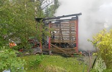 В ярославском садоводстве из-за молнии начался пожар
