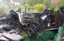 В ярославском садоводстве из-за молнии начался пожар