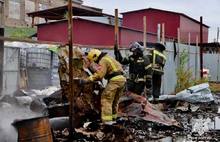 Пожар в ярославской промзоне тушили больше 8 часов
