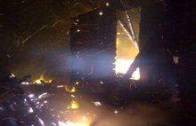 В Ростовском районе сгорел дачный дом