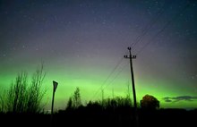 Полярное сияние осветило ярославское небо